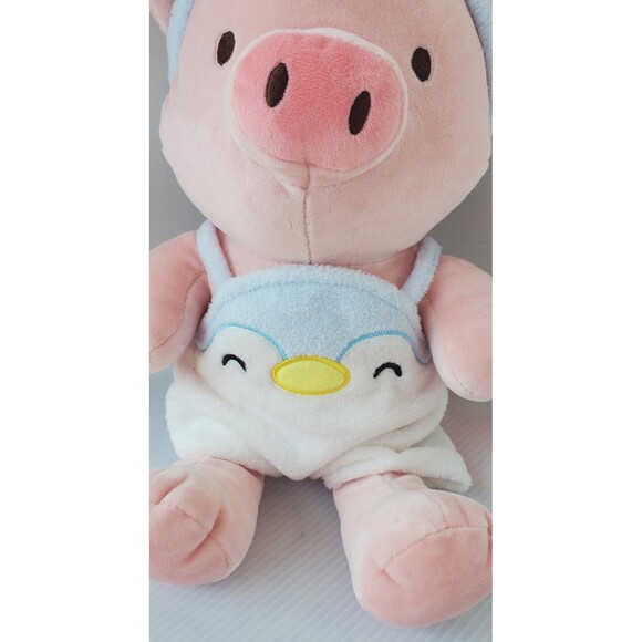 Miniso Pig Plush Penguin Outfit Headband Mask Pajama PJs Costume Stuffie Plushie - Picture 4 of 7